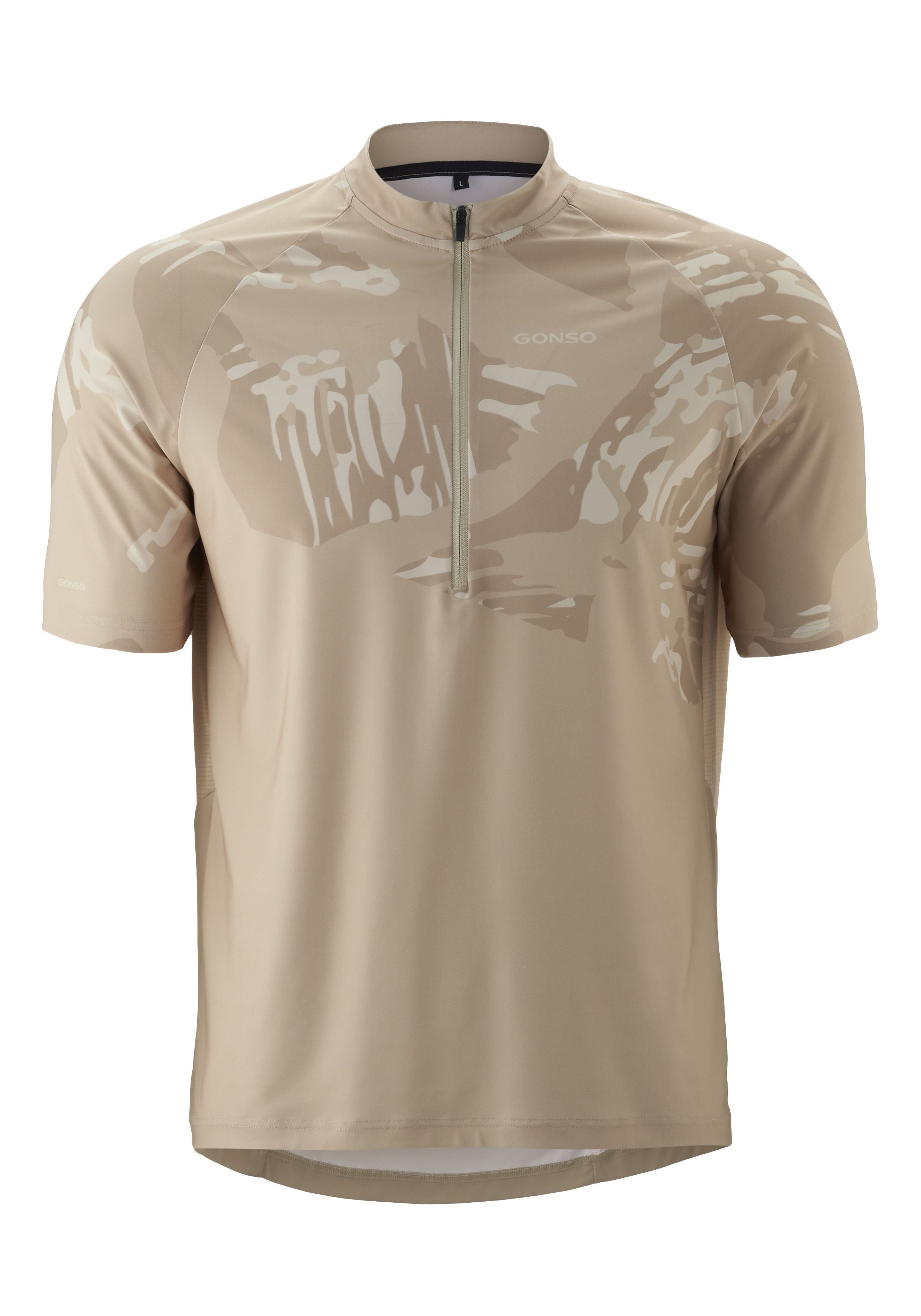 Gonso Adventure Jersey 3/4 Zip homme jonesboro crème