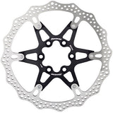 Disque de frein Reverse 6 trous Aluminium/Acier noir/argenté
