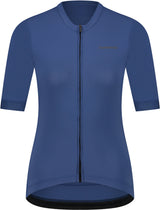 Maillot à manches courtes Shimano W's FUTURO Bleu Bonbon