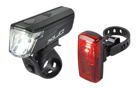 XLC Capella CL-S20 kit d'éclairage StVZO noir/rouge