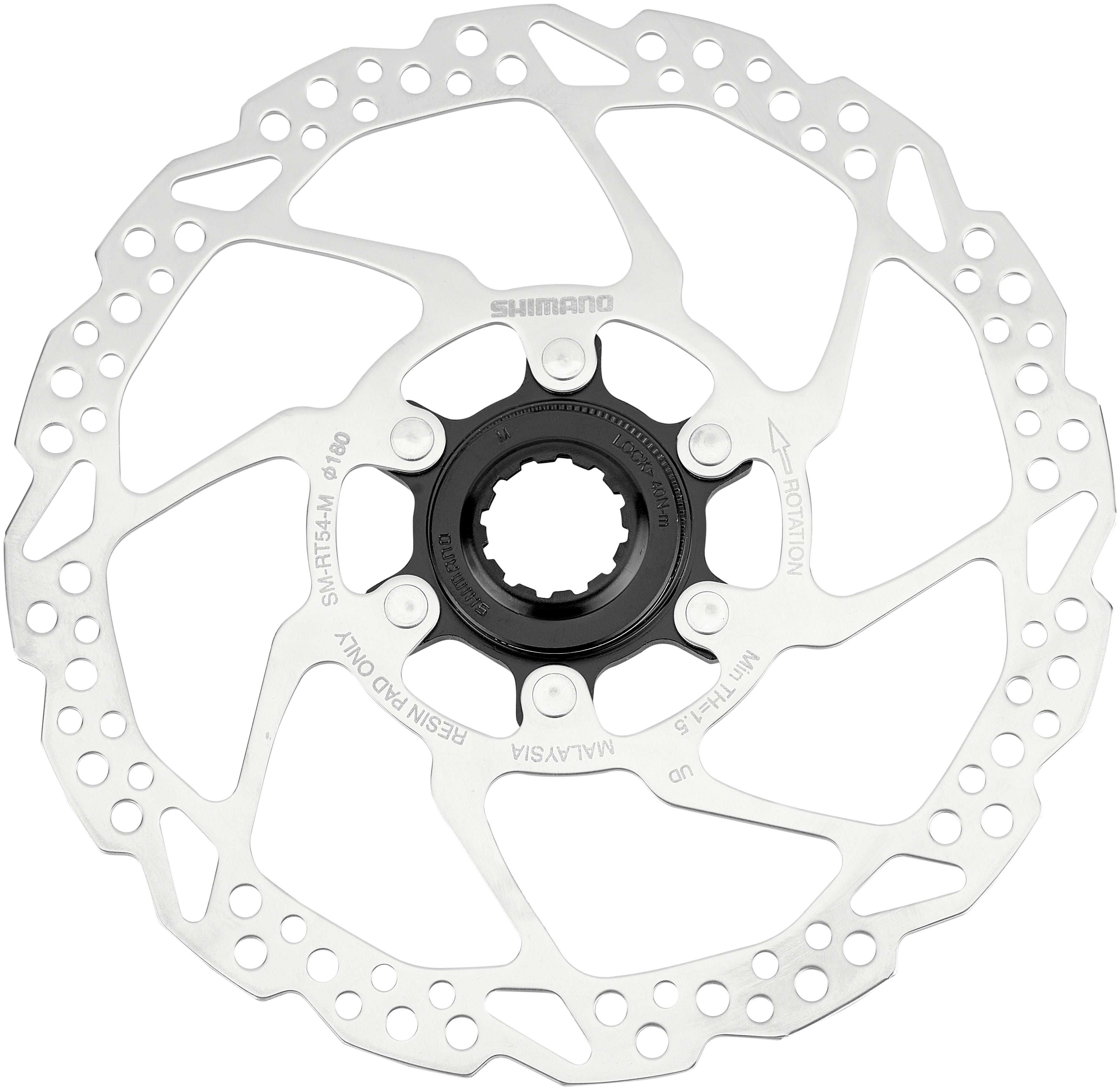 Shimano SM-RT54 disque de frein 180mm pour plaquettes de frein organiques