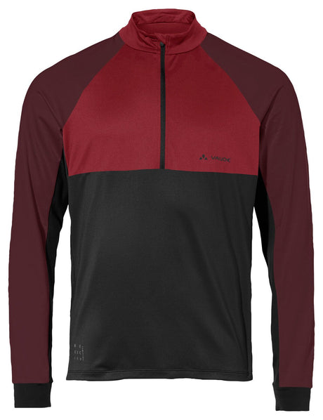 VAUDE Qimsa Halfzip LS Shirt homme carmin