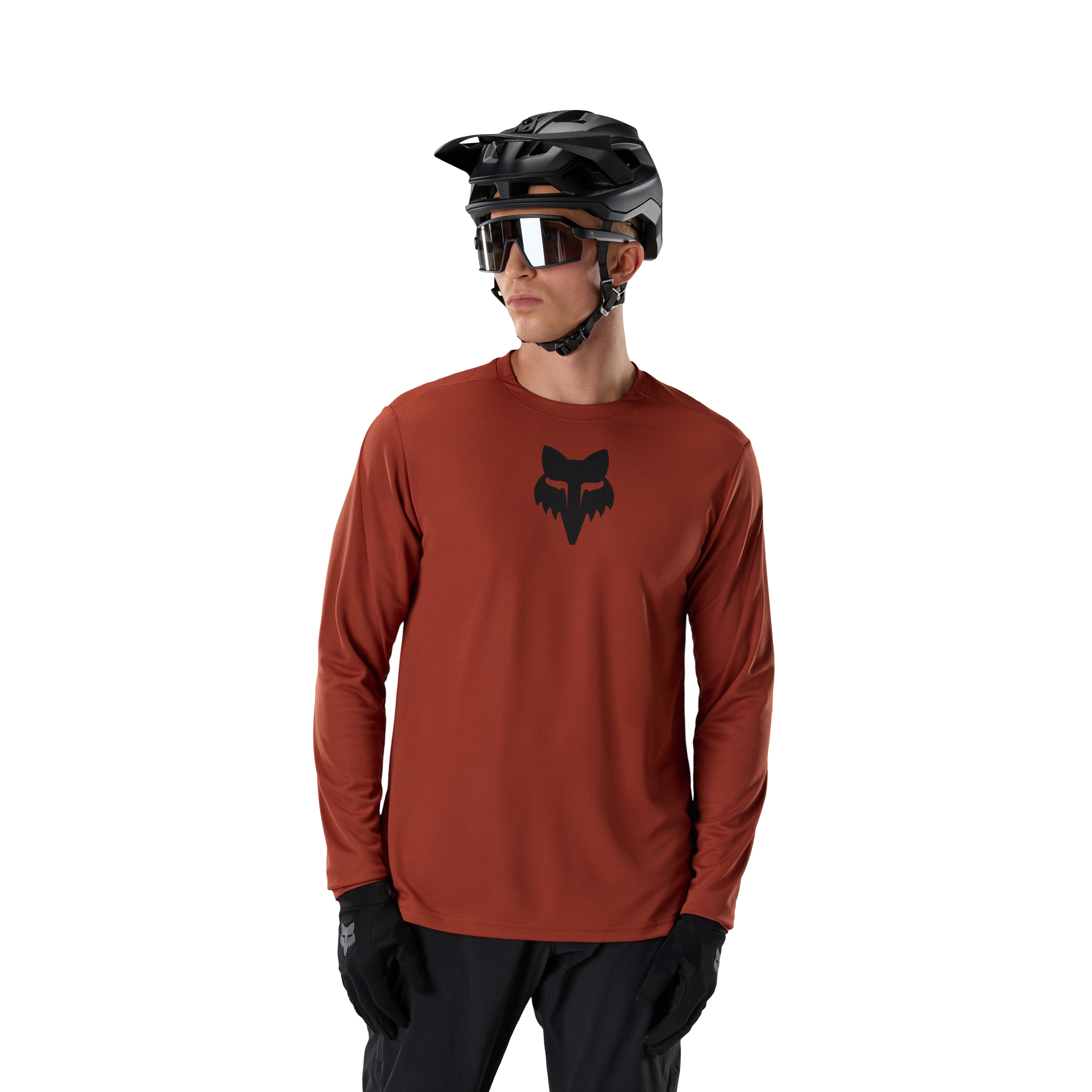 Fox Ranger Ls Jersey Fox Head Ambre Écarlate