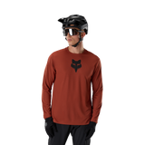 Fox Ranger Ls Jersey Fox Head Ambre Écarlate