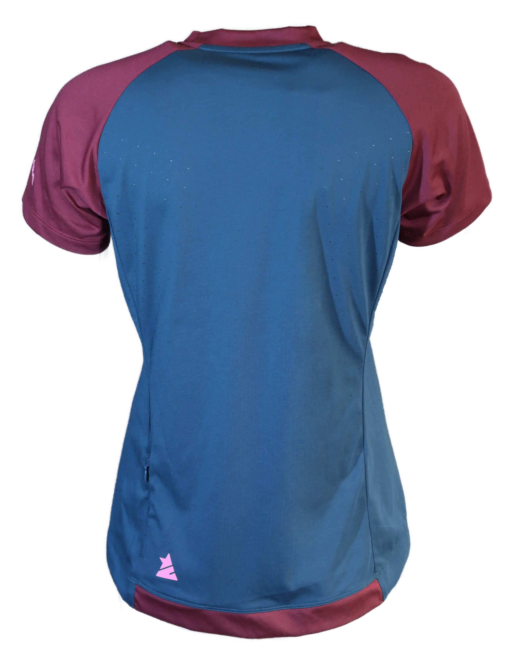 Zimtstern PureFlowz Shirt SS Femmes French Navy/Windsor Wine