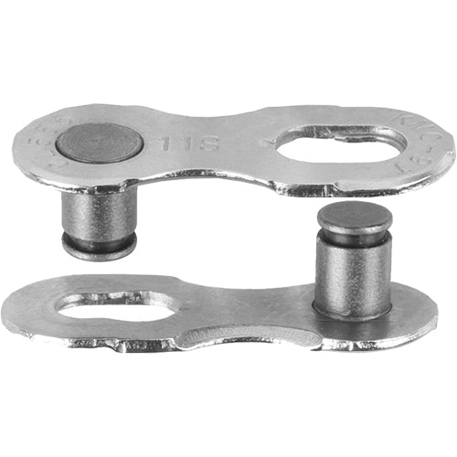 KMC 11NR EPT Missing Link maillon de fermeture de chaîne 2 pièces Campagnolo/Shimano/KMC 11 vitesses argent