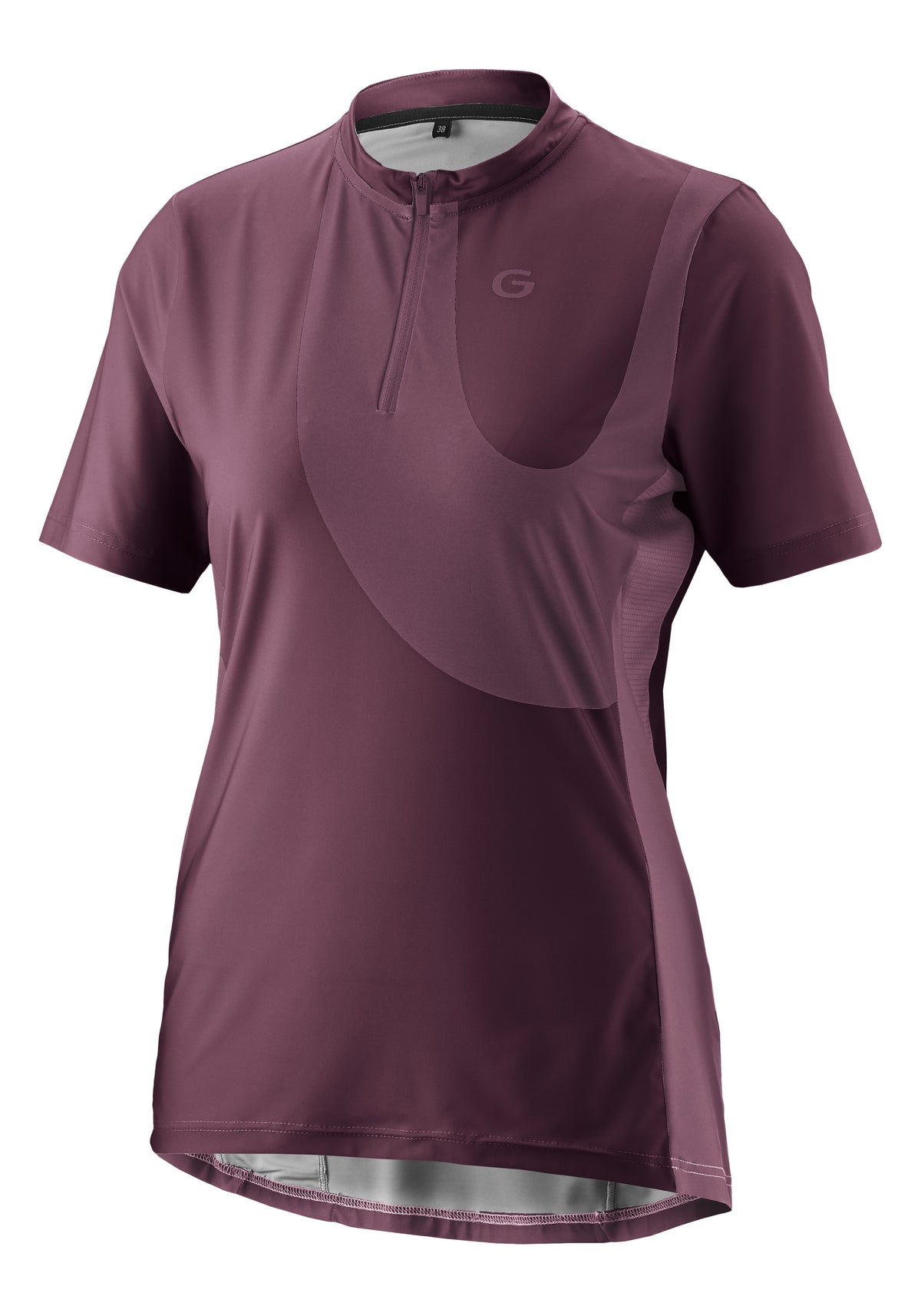 Gonso Adventure Maillot Demi-Zip Femme rich soil