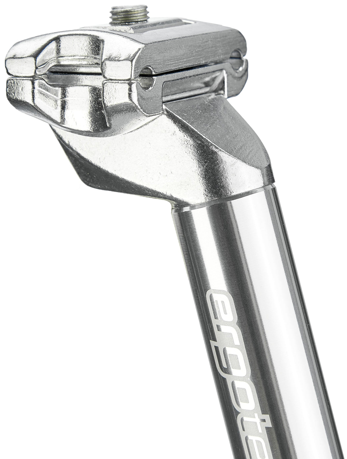 Humpert Ergotec CNC tige de selle à patte de fixation Ø26,2mm argentée