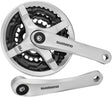 Shimano FC-TY501 pédalier 6/7/8 vitesses 42-34-24 dents avec protège-chaîne argenté