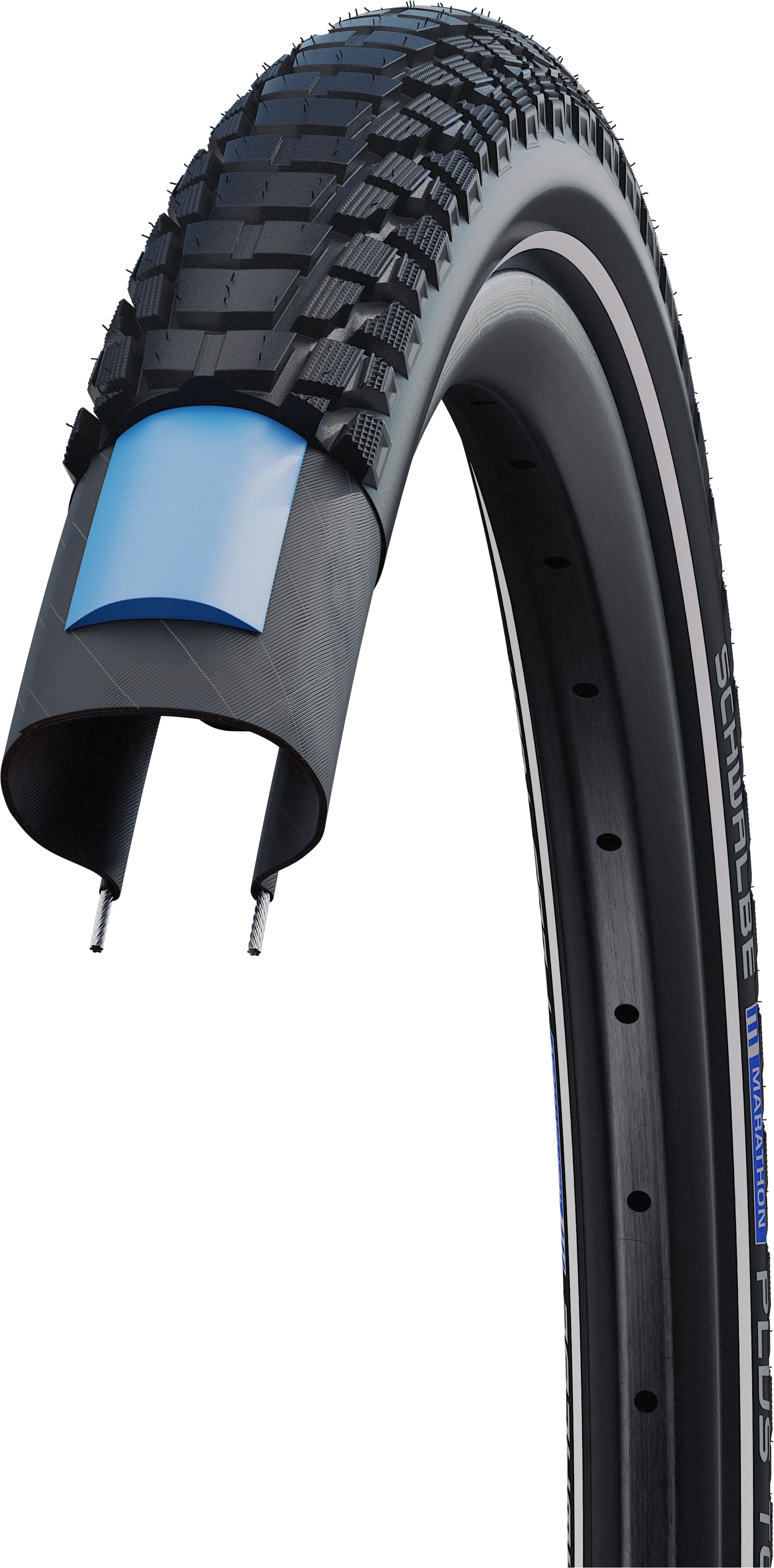 Schwalbe Marathon Plus Tour pneu à tringle rigide 28x1.75
