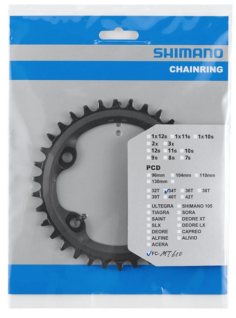 Shimano FC-MT610 plateau 12 vitesses noir