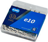 Chaîne KMC e10 E-Bike 10 vitesses argentée