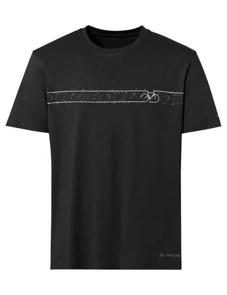 T-shirt cycliste homme VAUDE V noir/noir