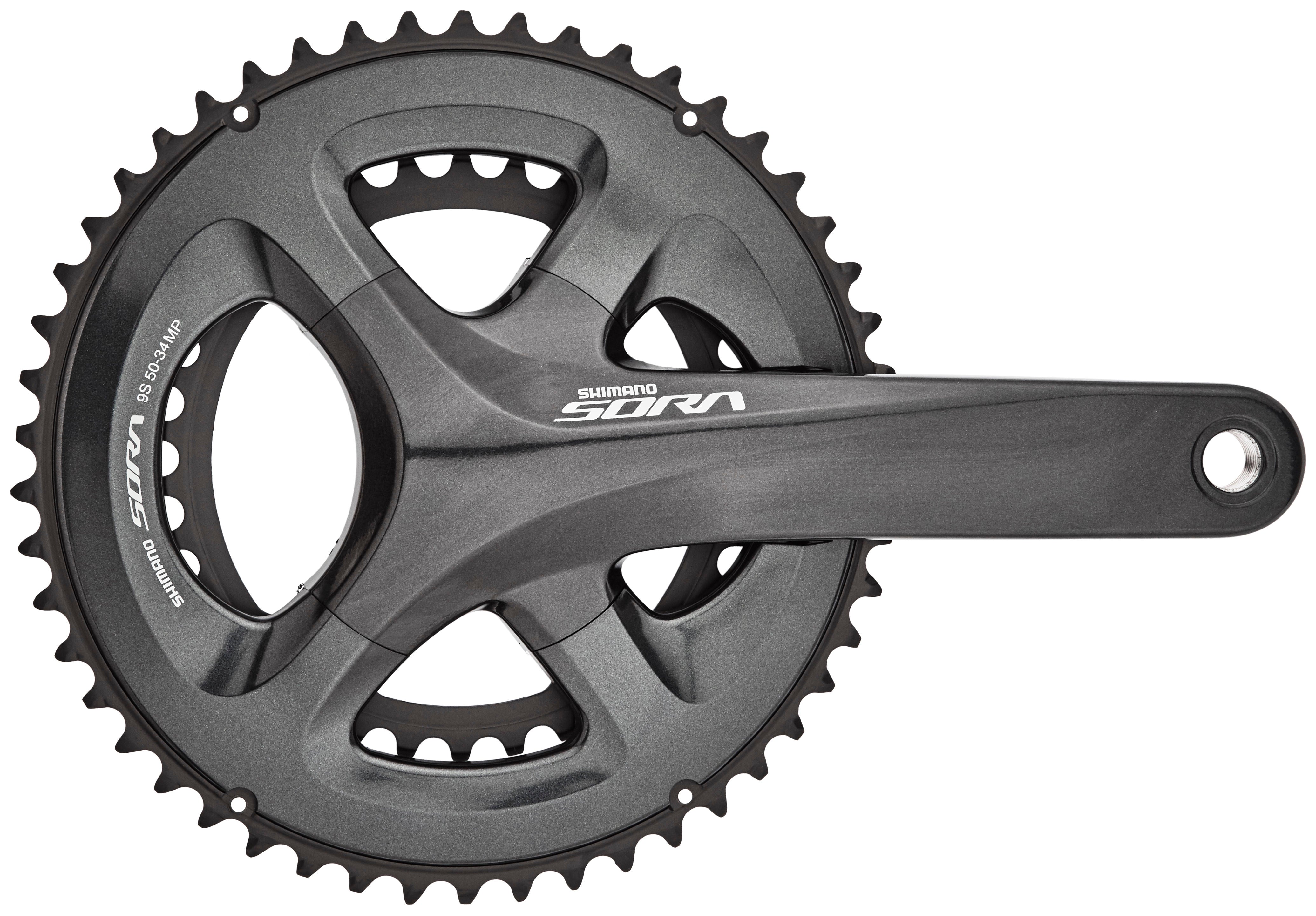 Shimano Sora FC-R3000 pédalier 2x9 vitesses 50-34 dents noir/gris