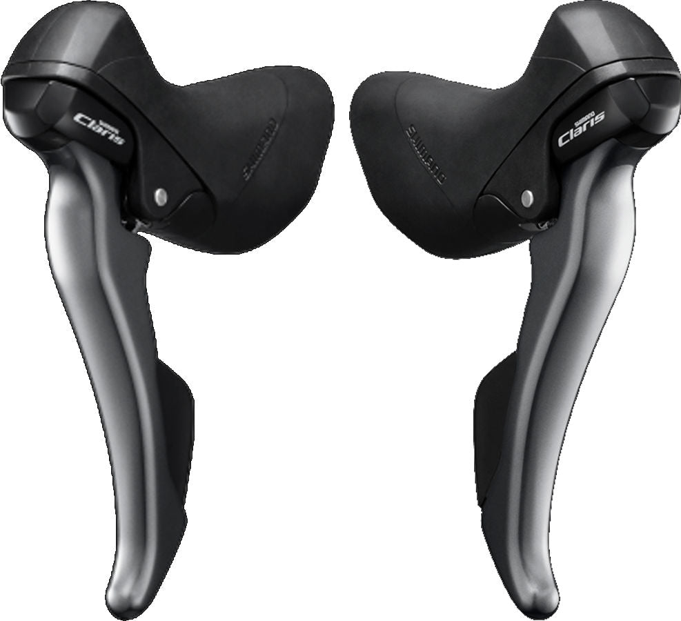 Shimano Claris ST-R2000/-R2030 leviers de changement/de frein paire 2x8 vitesses gris/noir