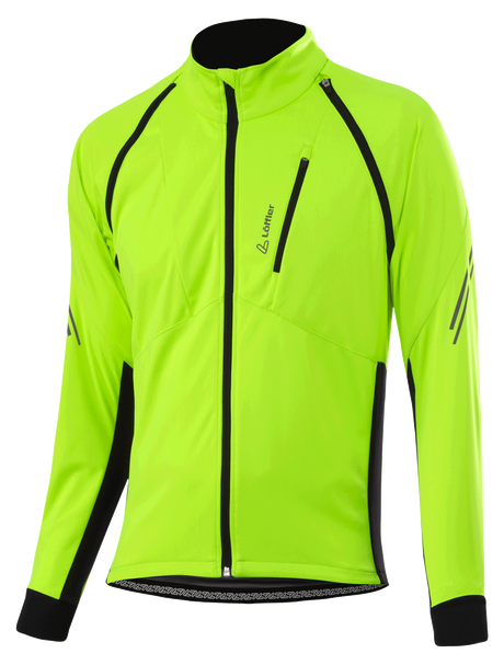 Löffler M Veste Zip-Off Vélo San Remo Ab Light Jaune Néon