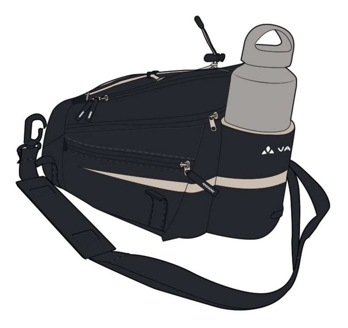 VAUDE Silkroad L (MIK) noir