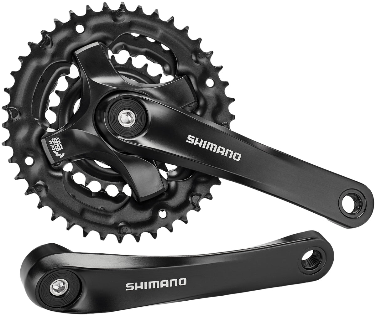 Shimano FC-TY501 pédalier 6/7/8 vitesses 42-34-24 dents noir