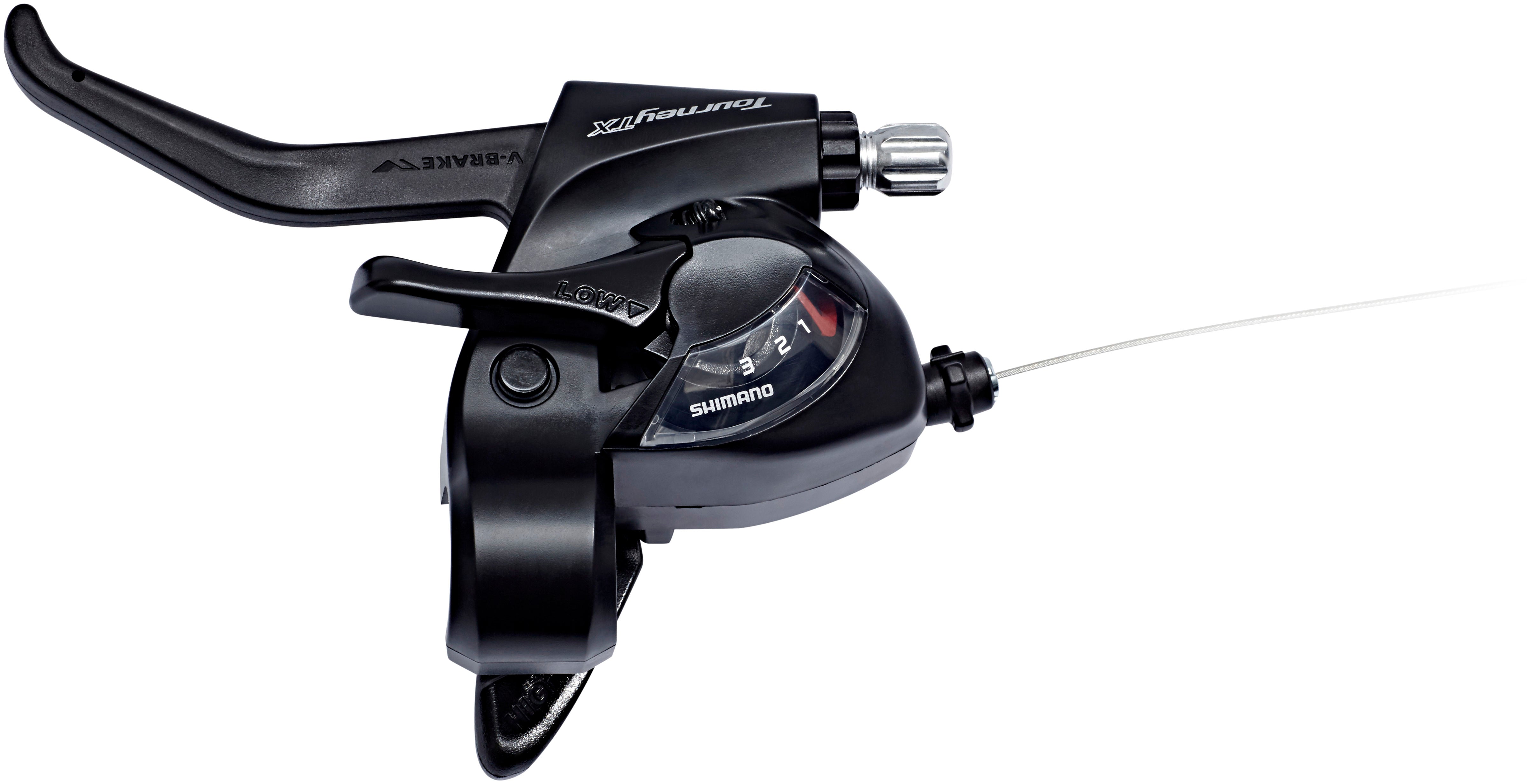 Shimano Tourney TX ST-TX800 Levier de vitesses/frein 3 vitesses gauche noir