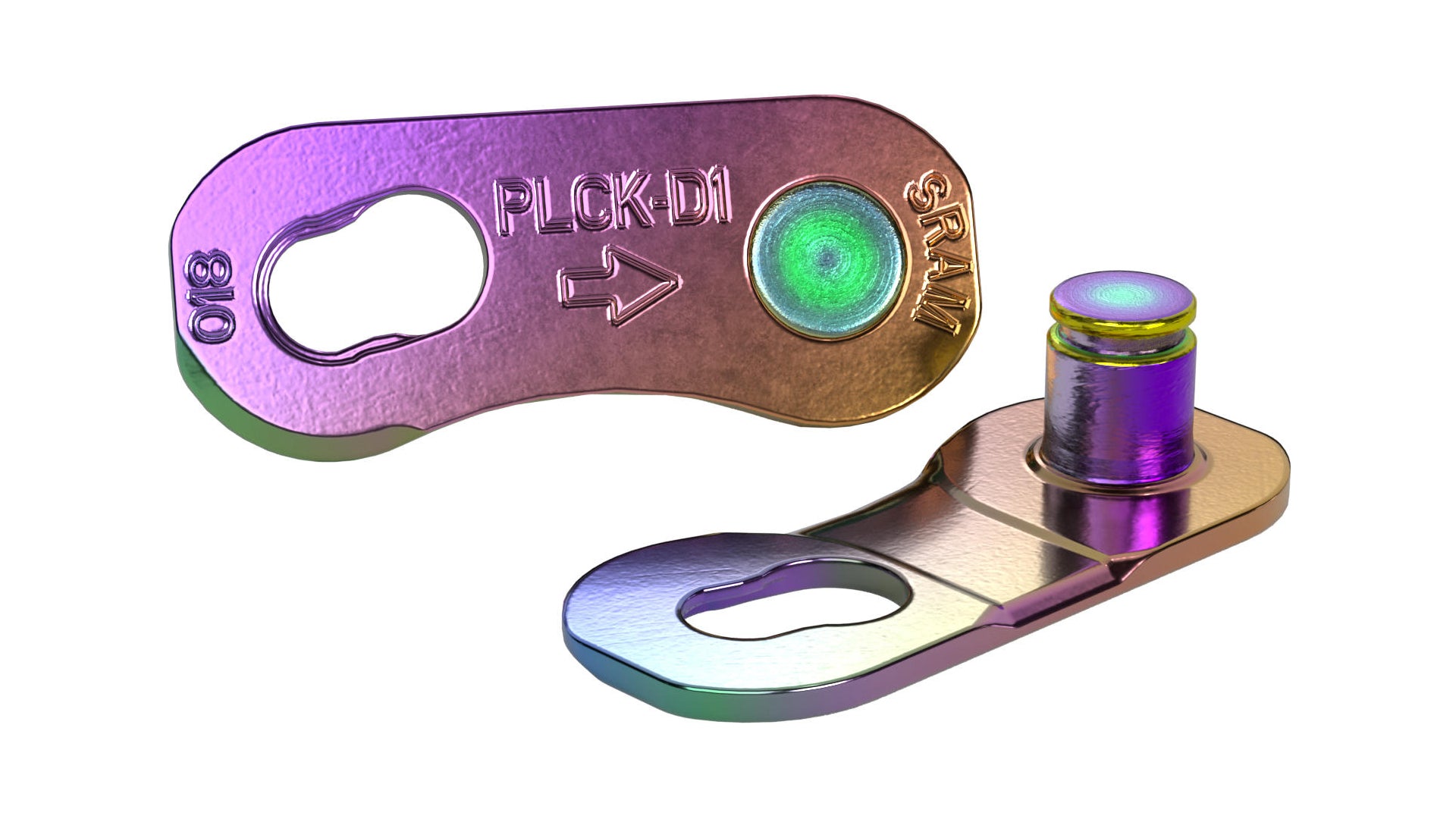SRAM PowerLock Flattop Maillon de chaîne 12 vitesses (4 pcs) D1 rainbow
