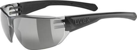uvex Equate Lunettes de vélo Noir Mat / Fumé