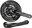 Shimano FC-TY501 pédalier 6/7/8 vitesses 42-34-24 dents avec protège-chaîne noir