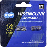 KMC CL-559-EP2-R maillon de fermeture de chaîne 10 vitesses argenté