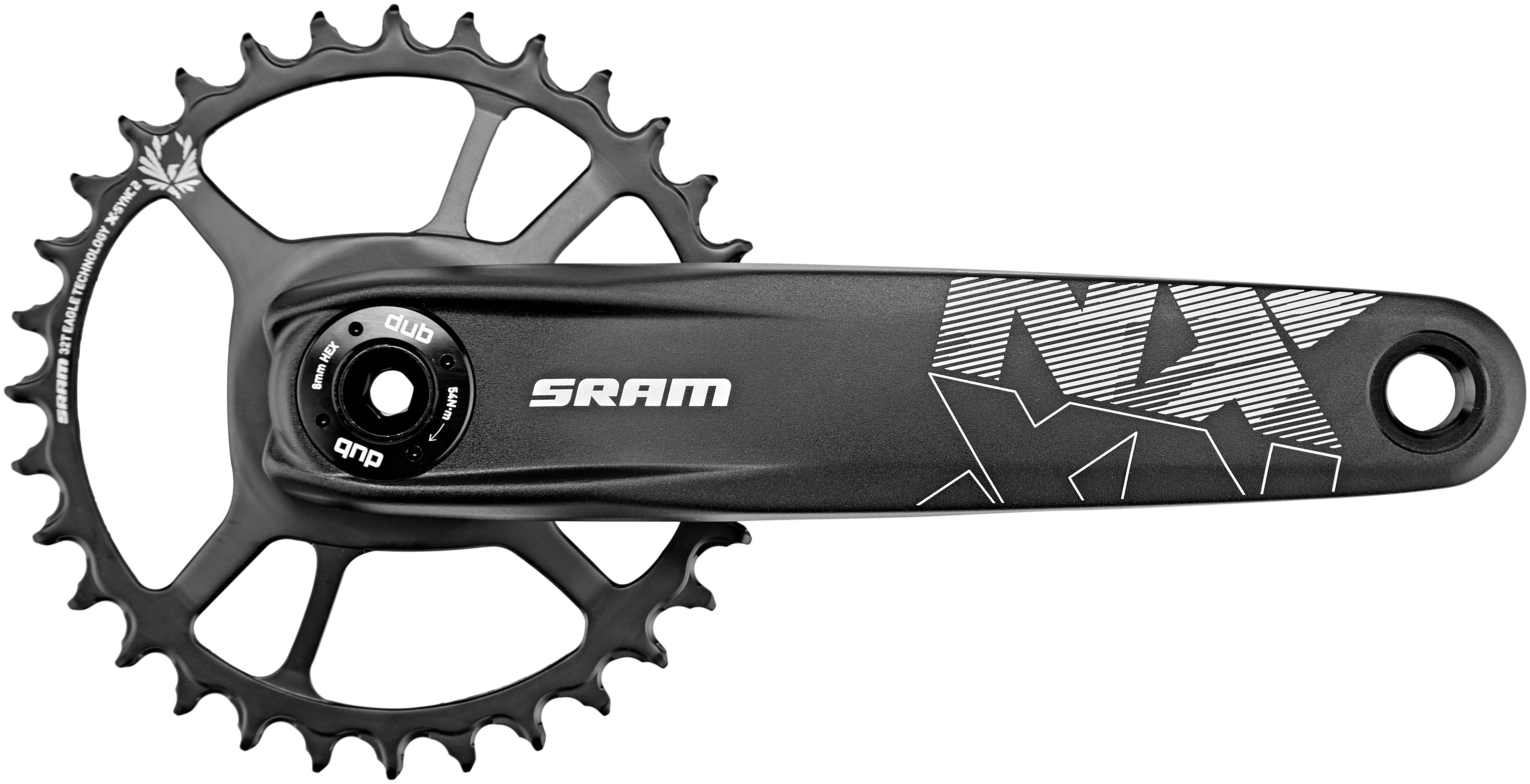 SRAM NX Eagle Boost 148 DUB manivelle DM X-SYNC 32 dents 12 vitesses noir