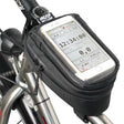NC-17 Connect sacoche smartphone pour tube supérieur, fermeture velcro noir uni