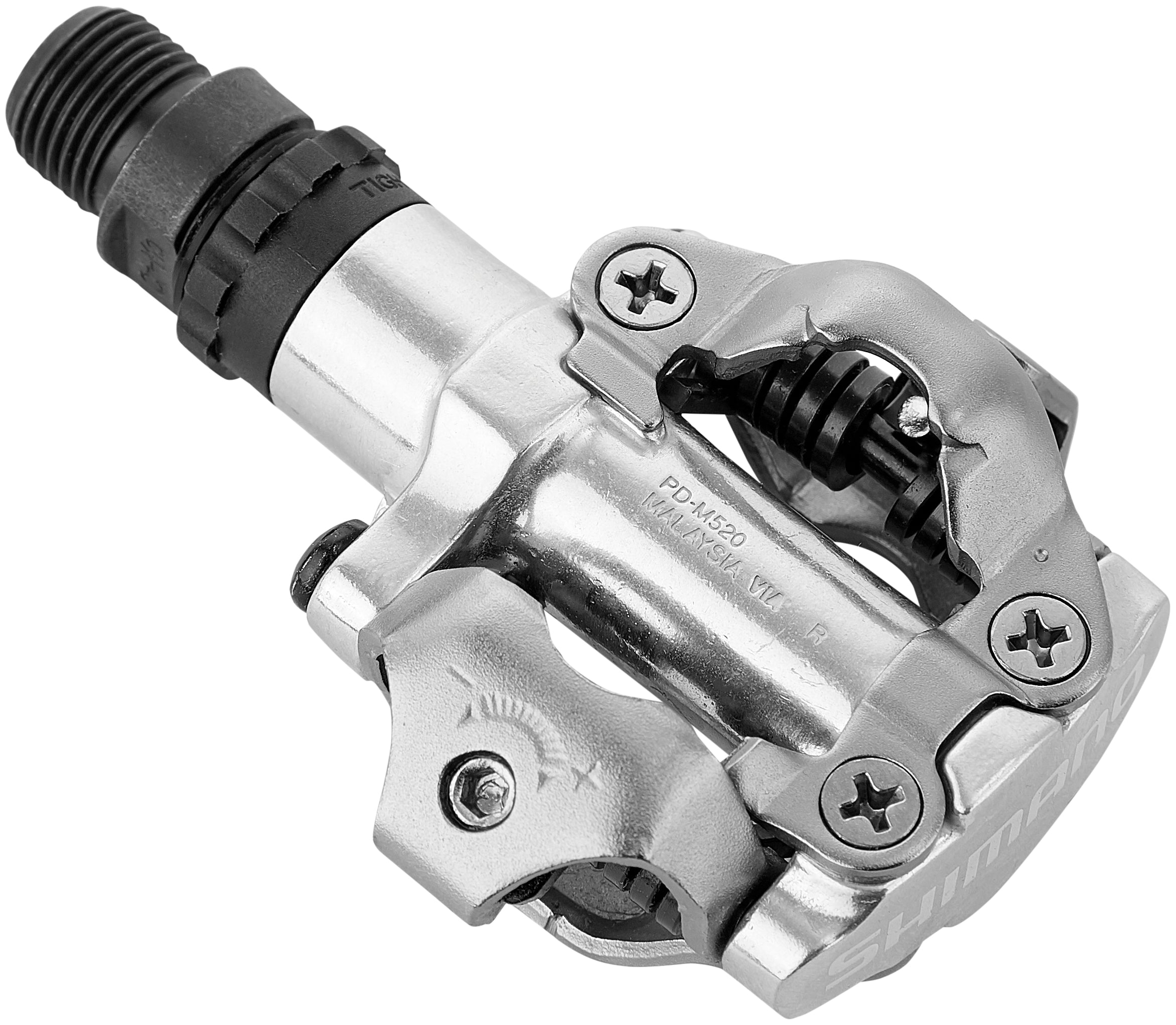 Shimano PD-M520 pédales SPD argent