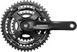 Shimano FC-TY501 pédalier 6/7/8 vitesses 48-38-28 dents noir