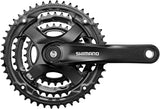 Shimano FC-TY501 pédalier 6/7/8 vitesses 48-38-28 dents noir