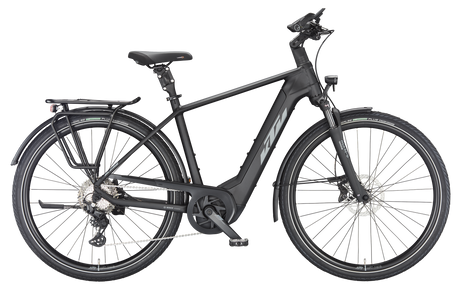 KTM MACINA STYLE 730 Diamant noir mat (gris+orange)