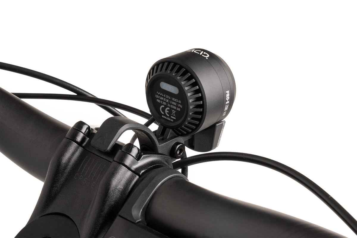 ACID E-Bike phare avant PRO-E 200 High Beam X-Connect noir