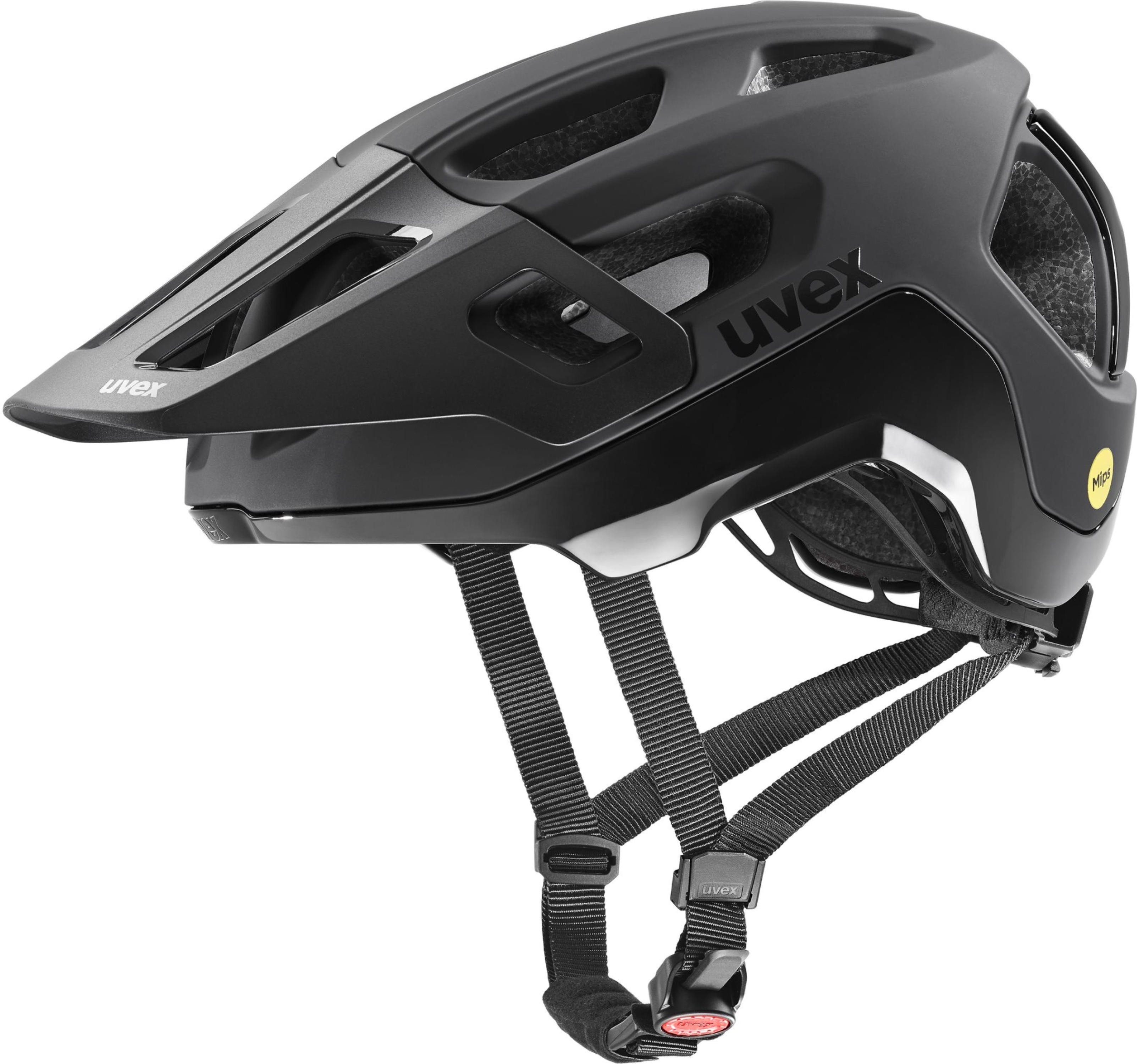 uvex React Mips Casque VTT Noir Mat