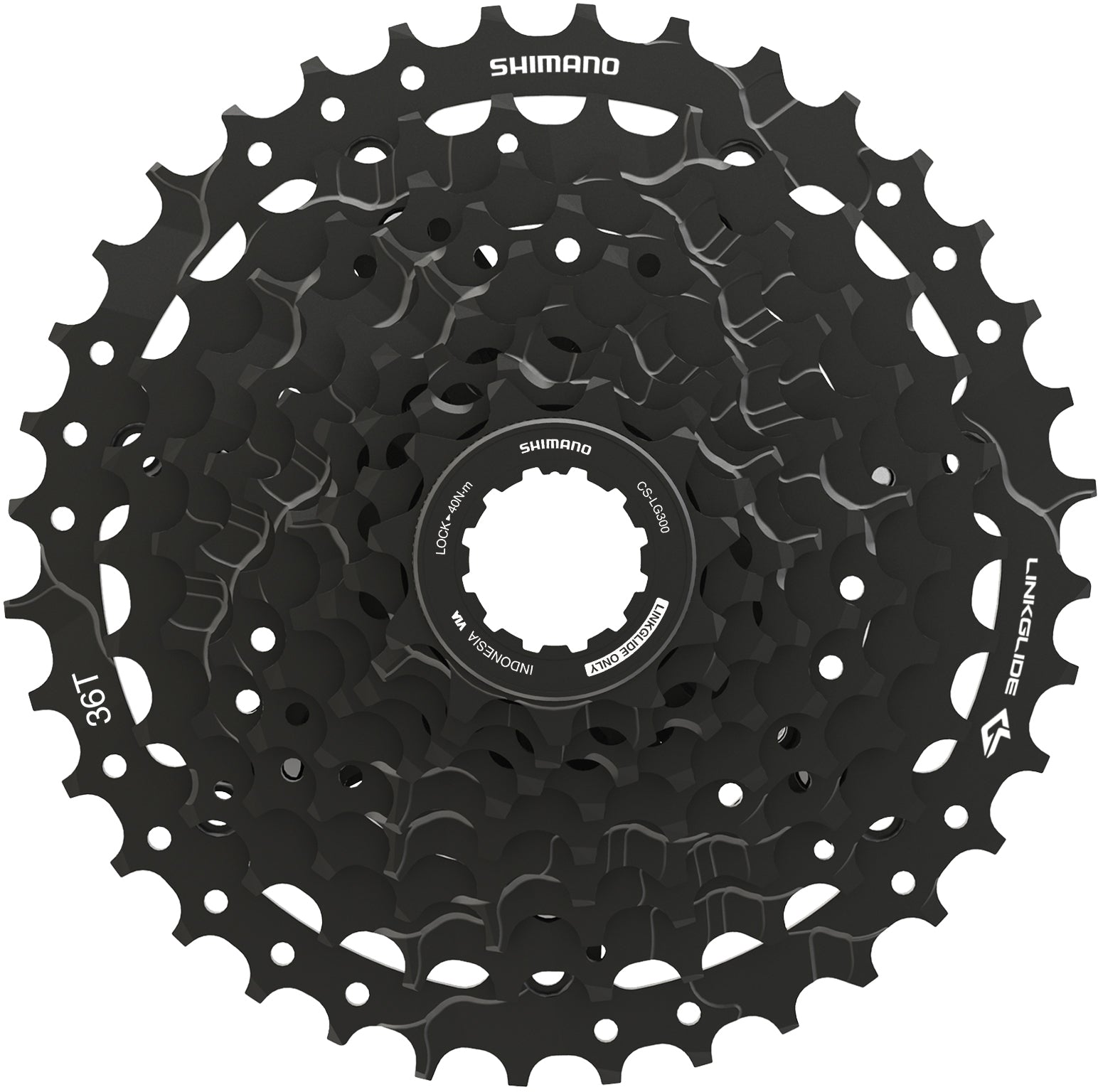 Shimano Cues CS-LG300 cassette 9 vitesses 11-36 dents