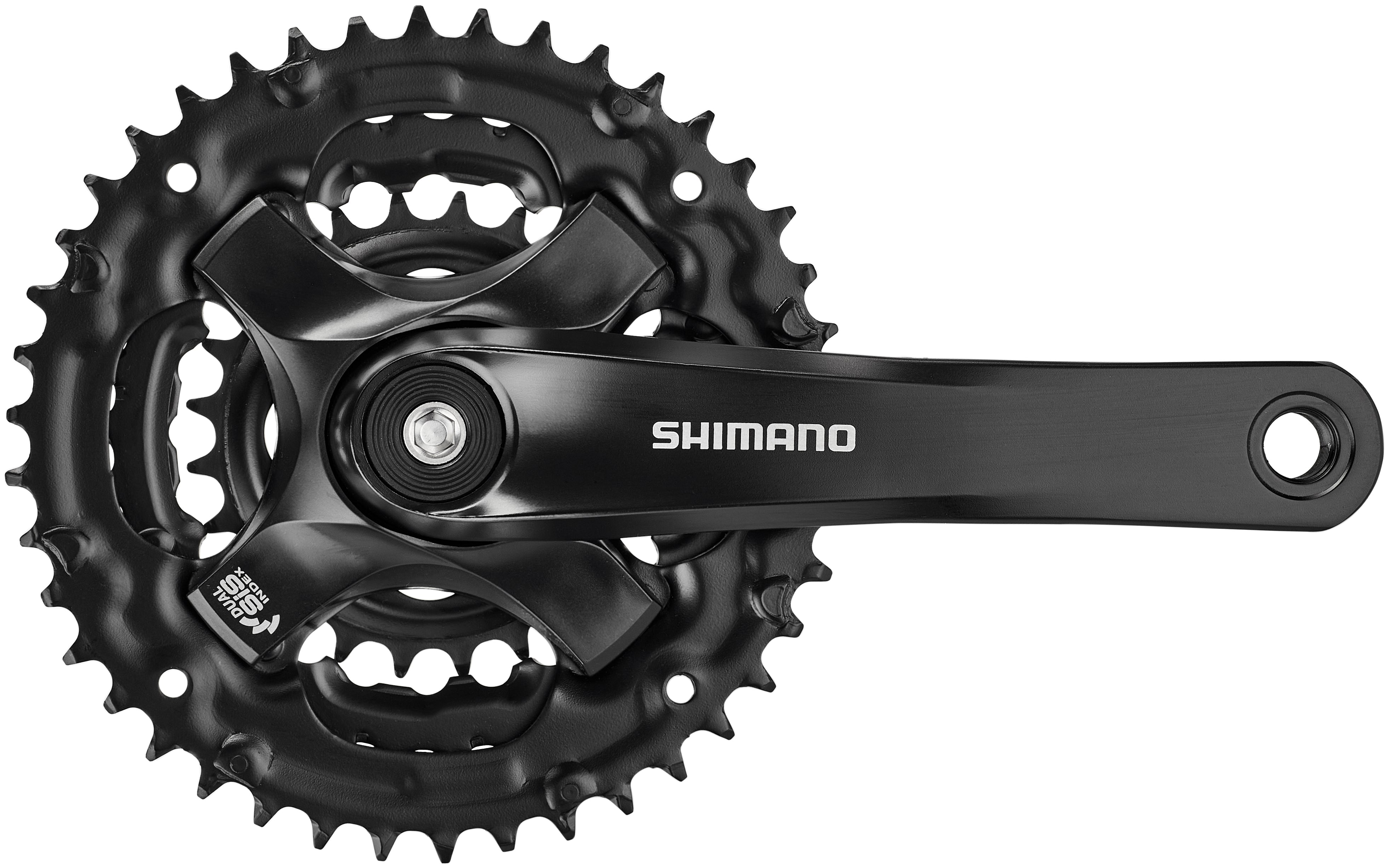 Shimano FC-TY501 pédalier 6/7/8 vitesses 42-34-24 dents noir