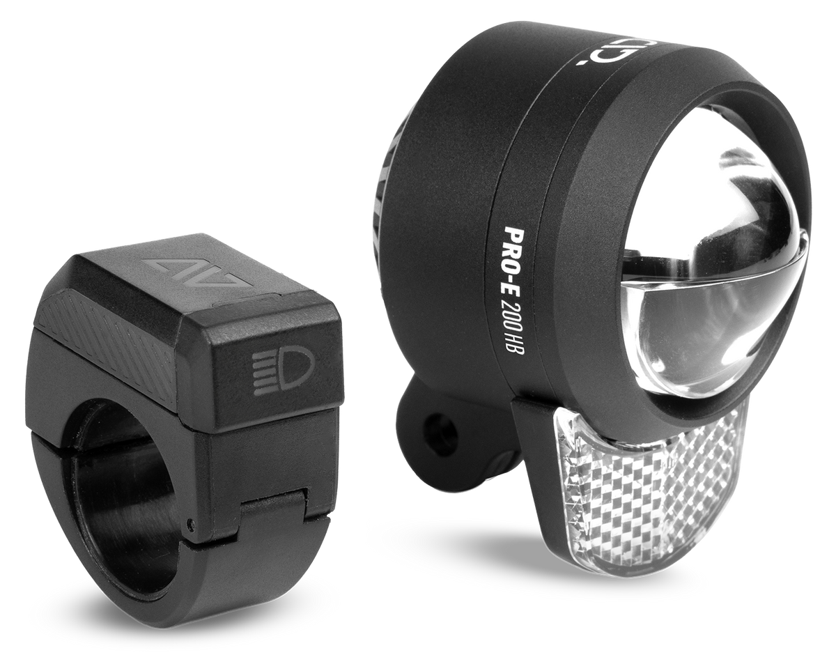 ACID E-Bike phare avant PRO-E 200 High Beam X-Connect noir