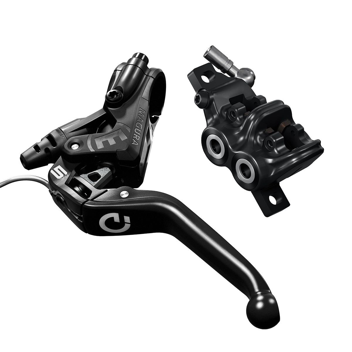 Magura MT5e HIGO-fermeture (NO), levier aluminium 3 doigts avec tête sphérique
