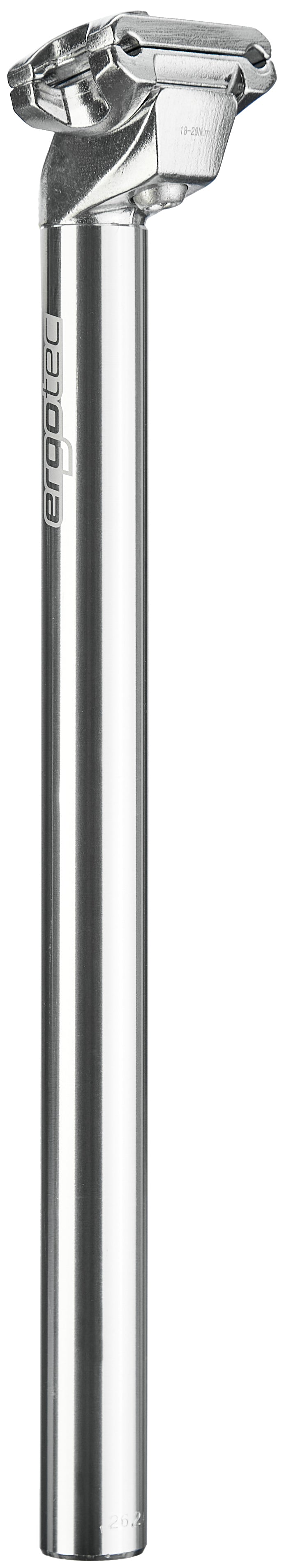 Humpert Ergotec CNC tige de selle à patte de fixation Ø26,2mm argentée