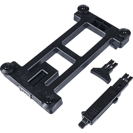 Basil MIK 2.0 plaque d'adaptation verrouillable noire