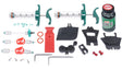 Kit de purge SRAM Pro Mineral Oil pour DB8/6/4, Maven, Motive