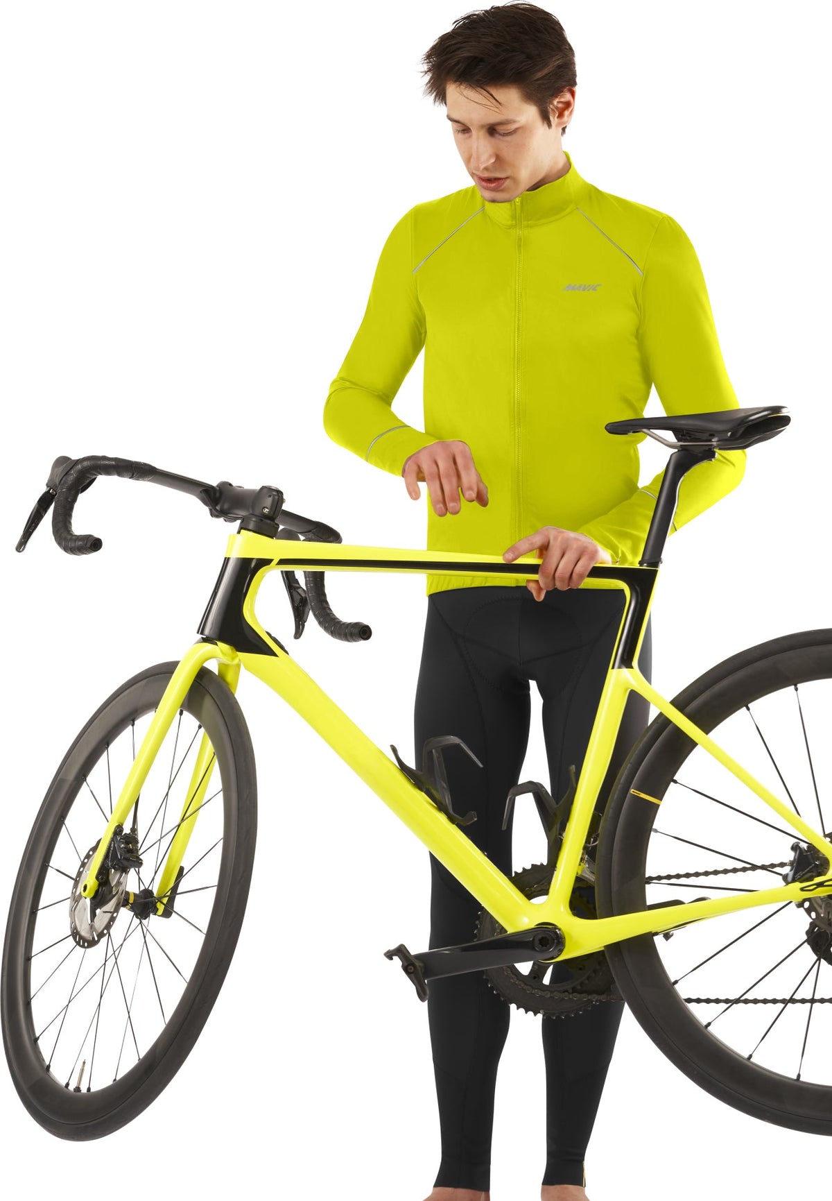 Veste Mavic Mistral homme jaune