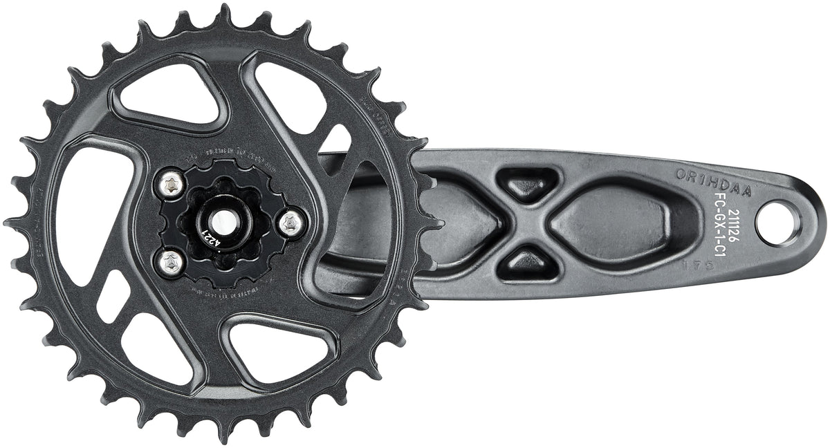 SRAM GX Eagle Boost DUB pédalier 12 vitesses 32 dents DM gris