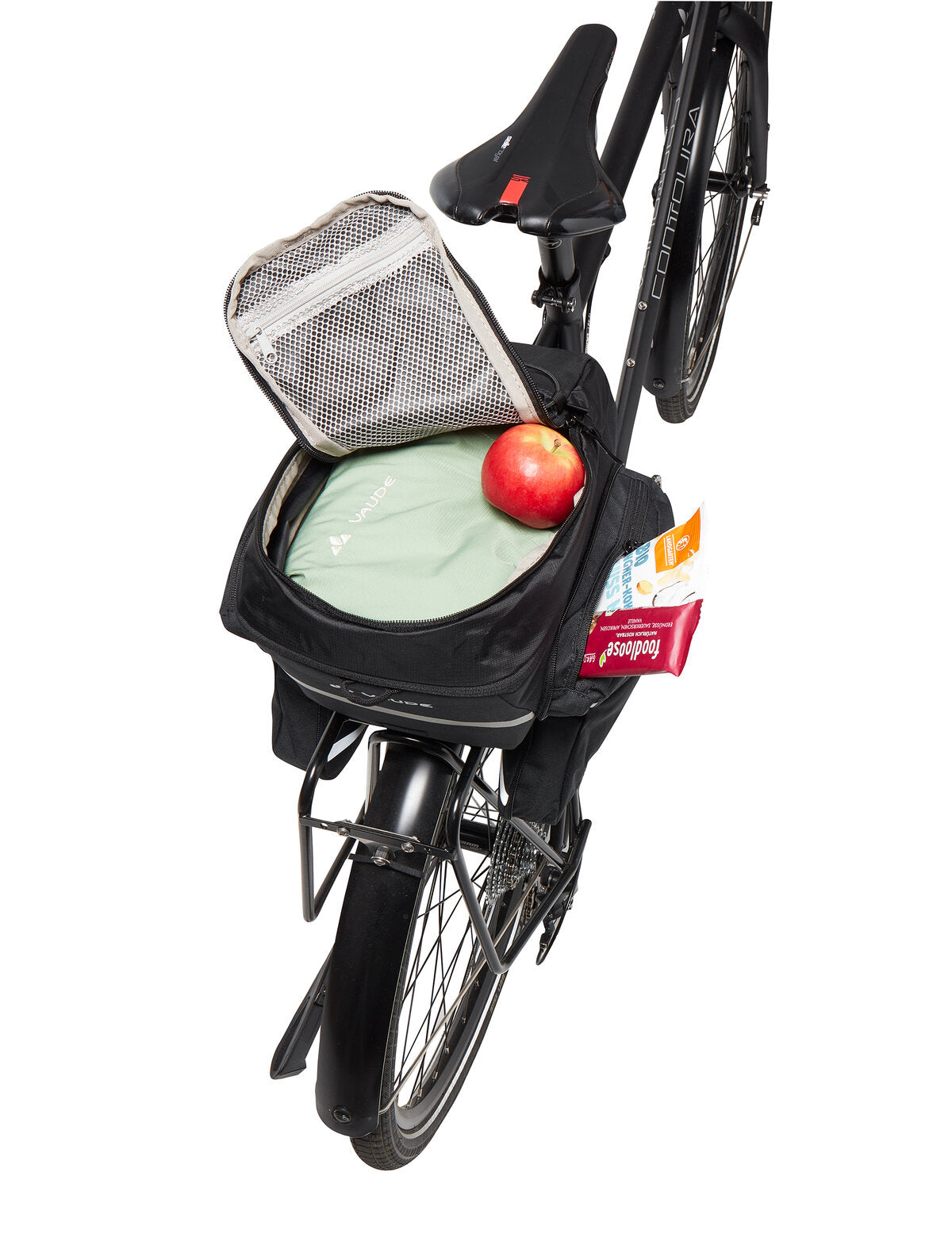 VAUDE Silkroad Plus sacoche de porte-bagages Snap-It noir