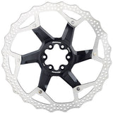 Disque de frein Reverse 6 trous Aluminium/Acier noir/argenté