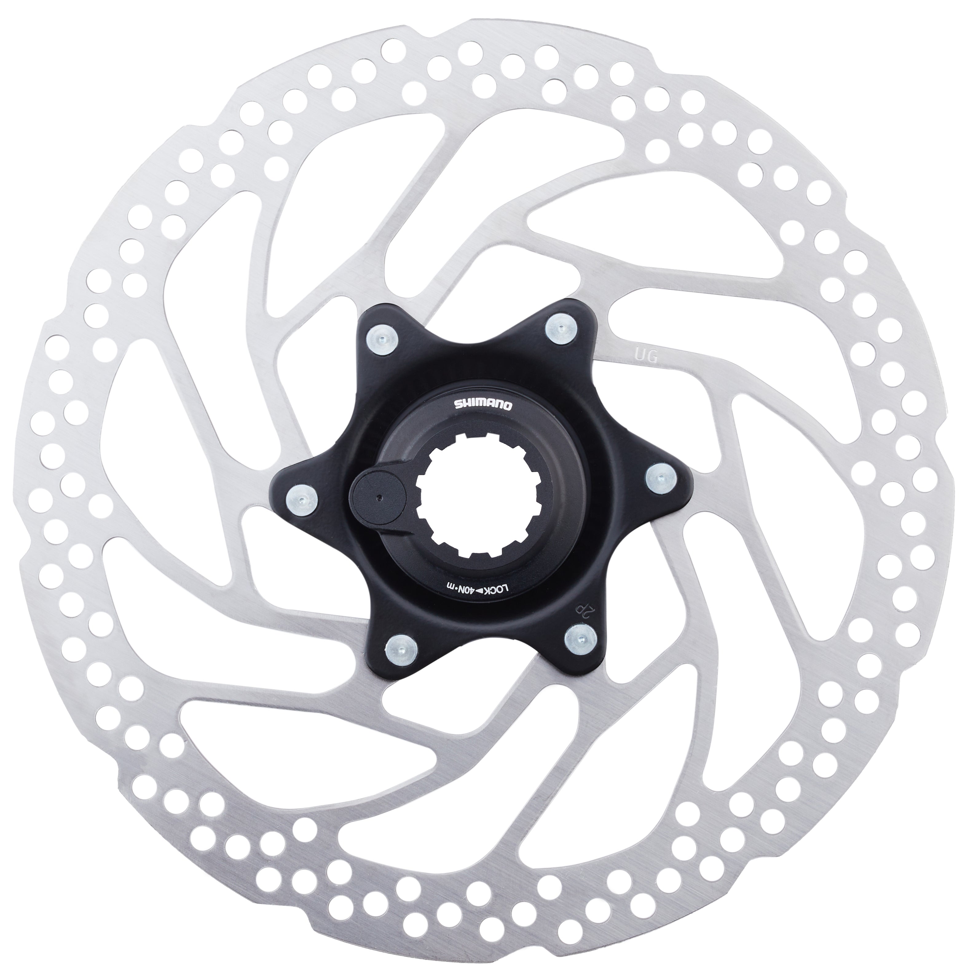 Shimano SM-RT30 disque de frein avec bague de verrouillage magnétique 180mm pour plaquettes de frein organiques