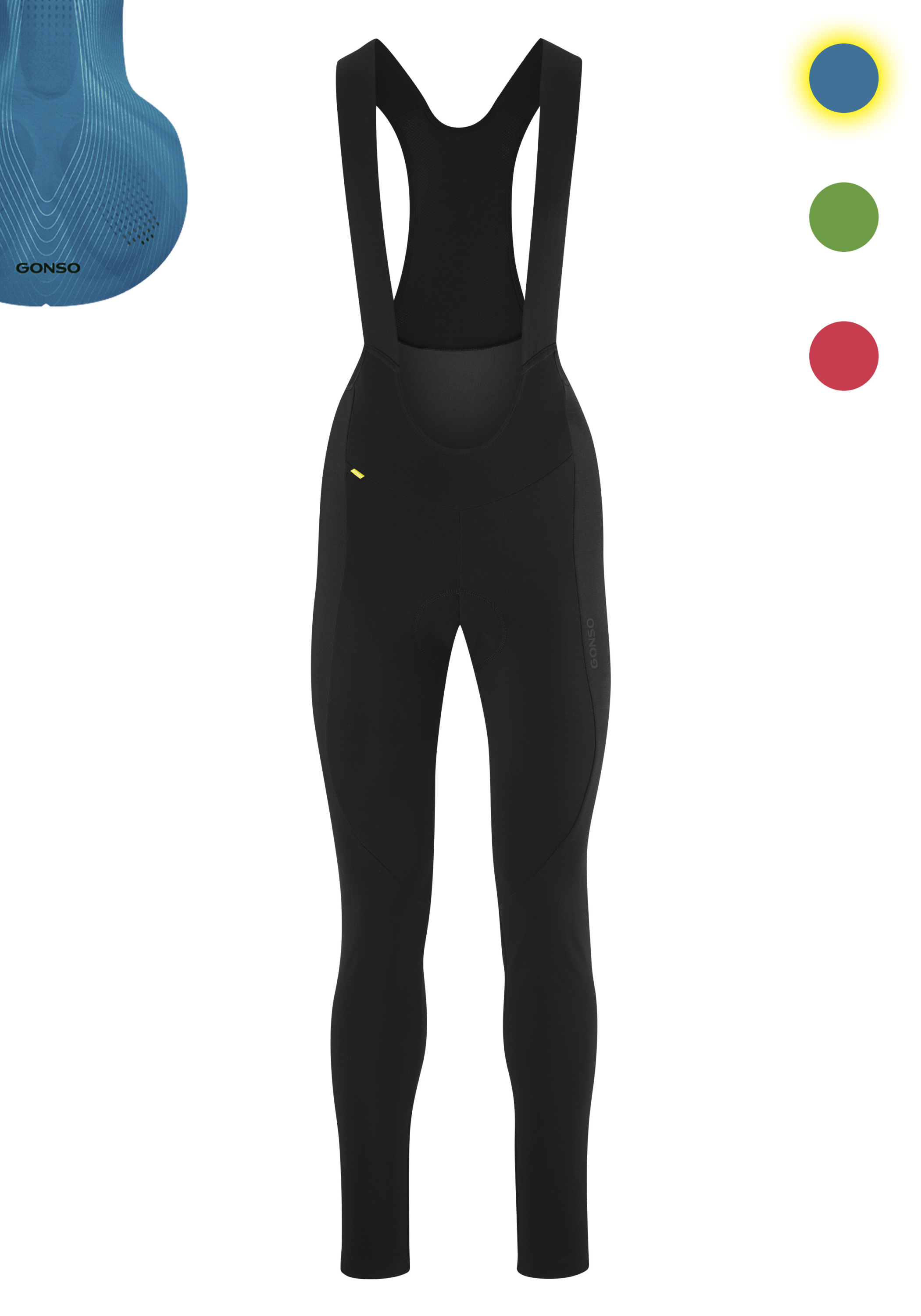 Gonso Sitivo Tight BIB W noir / skydiver