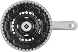 Shimano FC-TY501 pédalier 6/7/8 vitesses 42-34-24 dents avec protège-chaîne argenté