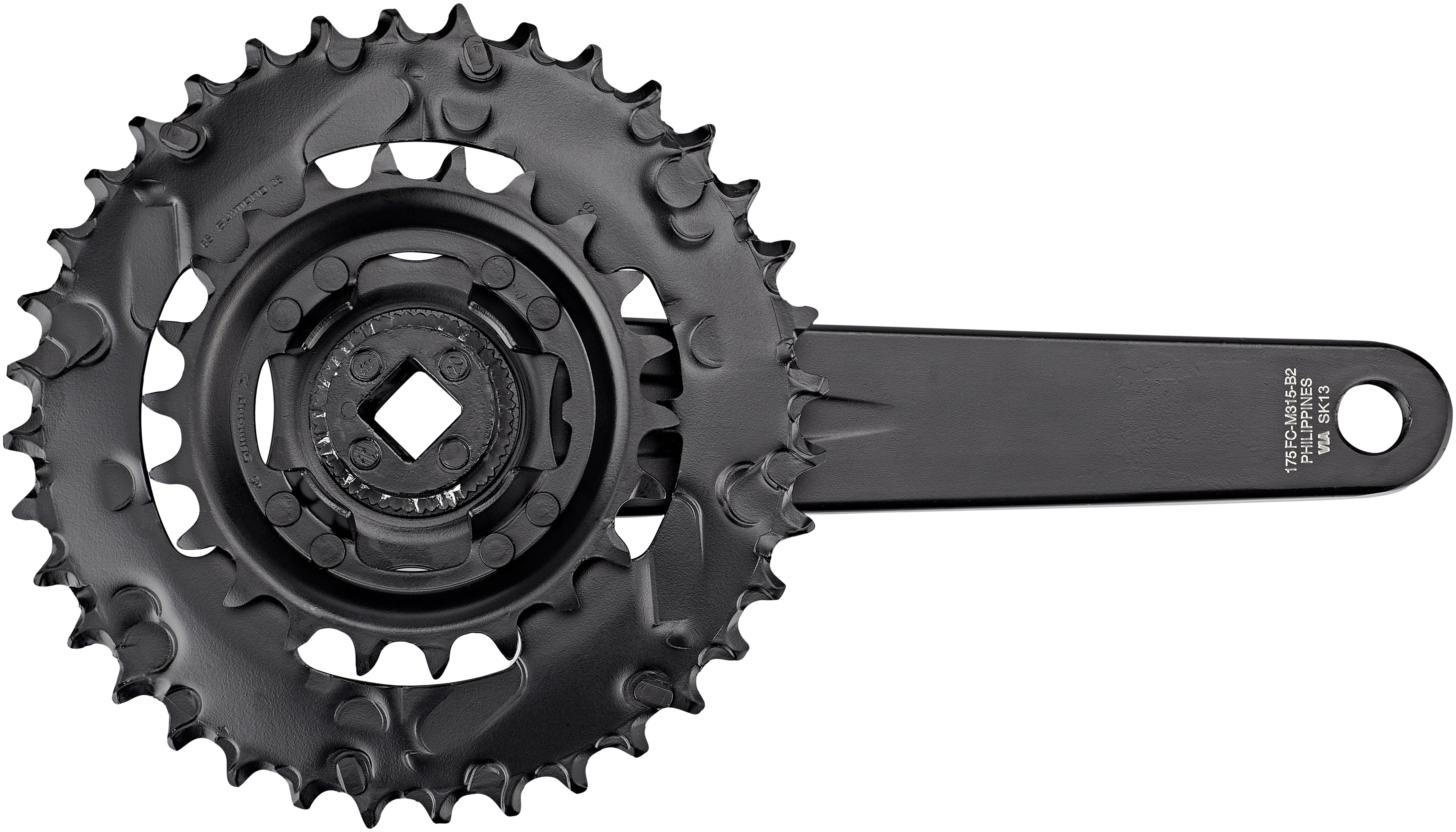 Shimano FC-M315-B pédalier 2x7/8 vitesses 36-22 dents